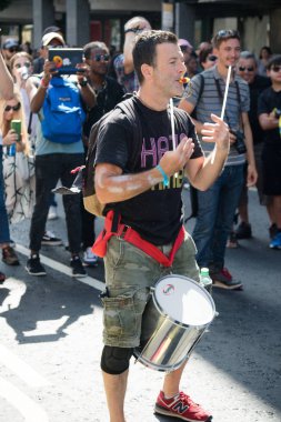 London, Büyük Britanya - 27 Ağustos 2017. Notting Hill karnaval 