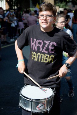 London, Büyük Britanya - 27 Ağustos 2017. Notting Hill karnaval 