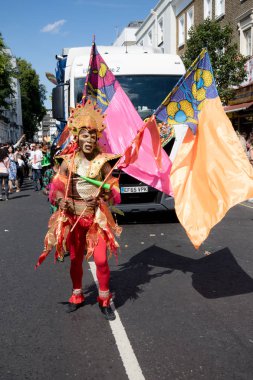 London, Büyük Britanya - 27 Ağustos 2017. Notting Hill karnaval 