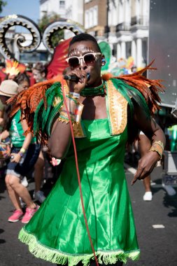 London, Büyük Britanya - 27 Ağustos 2017. Notting Hill karnaval 