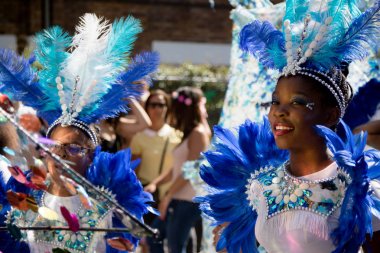 London, Büyük Britanya - 27 Ağustos 2017. Notting Hill karnaval 