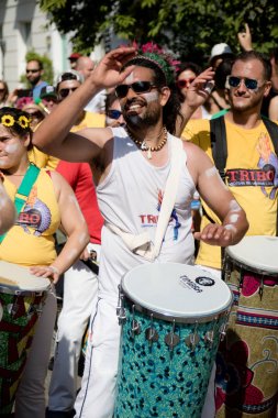 London, Büyük Britanya - 27 Ağustos 2017. Notting Hill karnaval 