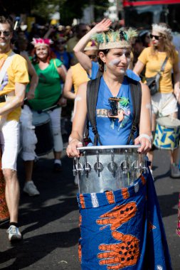 London, Büyük Britanya - 27 Ağustos 2017. Notting Hill karnaval 