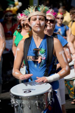 London, Büyük Britanya - 27 Ağustos 2017. Notting Hill karnaval 