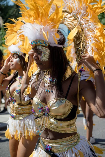 London, Wielka Brytania - 27 sierpnia 2017 r. Notting Hill Carnival — Zdjęcie stockowe