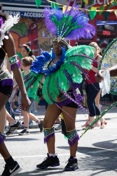 Londýn, Velká Británie - 27 srpna 2017. Notting Hill karneval — Stock fotografie