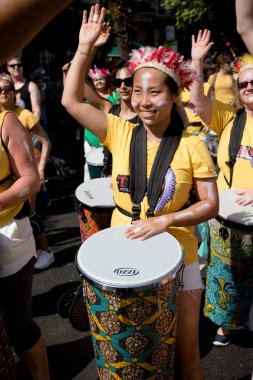 London, Büyük Britanya - 27 Ağustos 2017. Notting Hill karnaval 