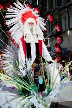 London, Büyük Britanya - 27 Ağustos 2017. Notting Hill karnaval 