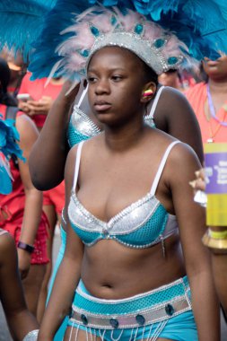 London, Büyük Britanya - 27 Ağustos 2017. Notting Hill karnaval 