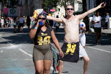 London, Büyük Britanya - 27 Ağustos 2017. Notting Hill karnaval 