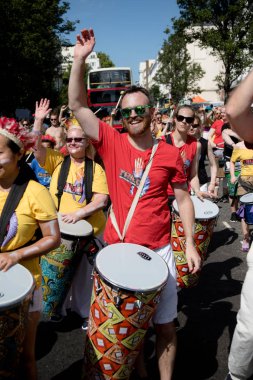 London, Büyük Britanya - 27 Ağustos 2017. Notting Hill karnaval 