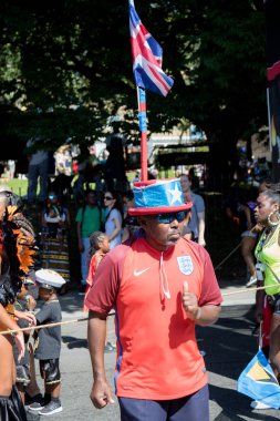 London, Büyük Britanya - 27 Ağustos 2017. Notting Hill karnaval 