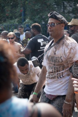 London, Büyük Britanya - 27 Ağustos 2017. Notting Hill karnaval 