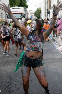 London, Büyük Britanya - 27 Ağustos 2017. Notting Hill karnaval 