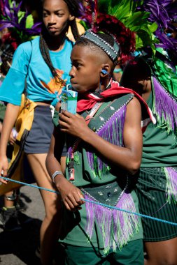 London, Büyük Britanya - 27 Ağustos 2017. Notting Hill karnaval 