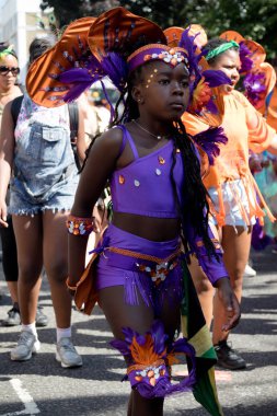London, Büyük Britanya - 27 Ağustos 2017. Notting Hill karnaval 