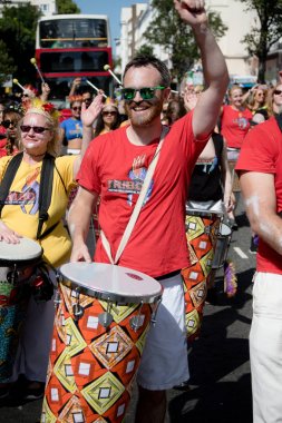 London, Büyük Britanya - 27 Ağustos 2017. Notting Hill karnaval 