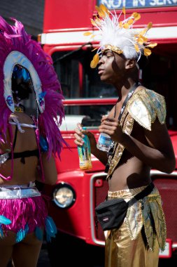 London, Büyük Britanya - 27 Ağustos 2017. Notting Hill karnaval 