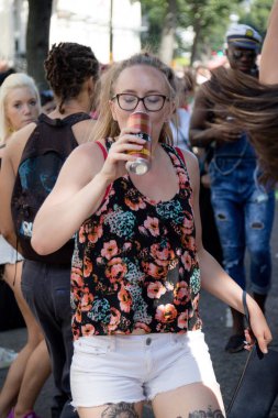 London, Büyük Britanya - 27 Ağustos 2017. Notting Hill karnaval 