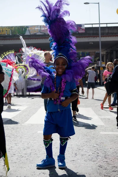 Londýn, Velká Británie - 27 srpna 2017. Notting Hill karneval — Stock fotografie