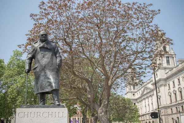 Staty av Sir Winston Churchill — Stockfoto