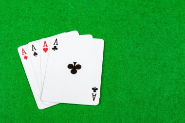 4 bir tür iskambil as