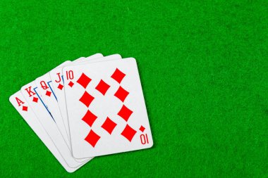 Poker eli Royal Flush elmas