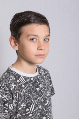 Bir çocuğun portresi.