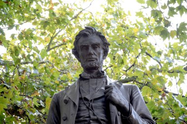 Başkan Abraham Lincoln'ün heykeli