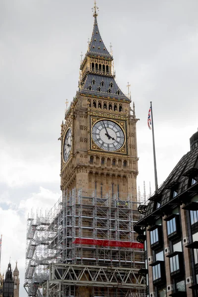 Британские дома Парламента проходят реконструкцию — стоковое фото