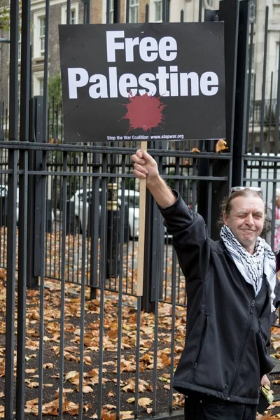 Demostración nacional: Justicia ahora - Hacer lo correcto para Palestina Londres — Foto de Stock