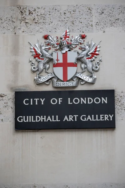 Londres, Reino Unido - 30 de octubre de 2017: - The Guildhall Art — Foto de Stock