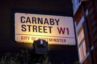 Tabela, Westminster, Londra Carnaby Street City