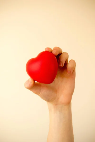 Ein rotes Herz für die Liebe — Stockfoto