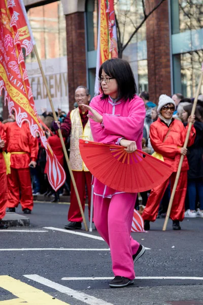 Fiestas para celebrar el Año Nuevo Chino en Londres para el año de —  Fotos de Stock