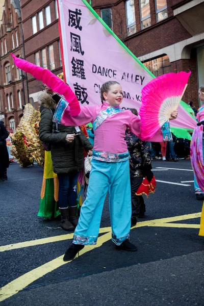 Fiestas para celebrar el Año Nuevo Chino en Londres para el año de —  Fotos de Stock