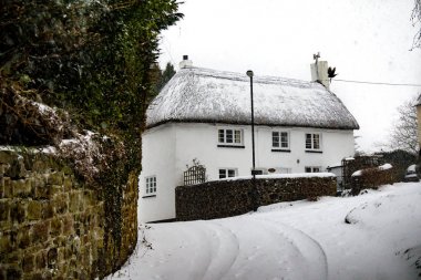 Drews Doğu kış kar fırtınada canavardan etkisi
