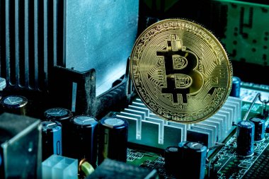  Bitcoin kripto para birimi kavramı