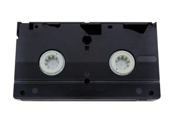 Une Cassette Vidéo Vhs Isolée Sur Fond Blanc — Photo