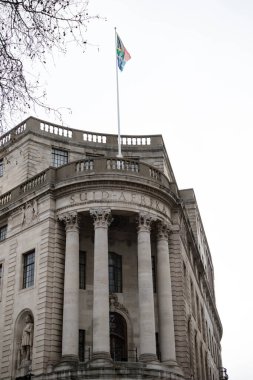 Londra, Birleşik Krallık, 8 Mart 2020: Trafalgar Meydanı 'ndaki Güney Afrika Evi