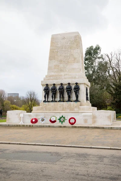 London Storbritannien Mars 2020 Guards Memorial Mittemot Horse Guards Parade — Stockfoto