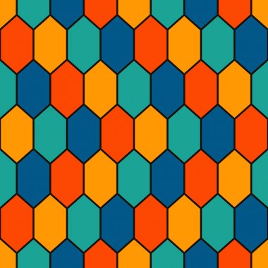 Elmas kılavuz ile Seamless modeli. Kaplumbağa kabuğu motif. Petek duvar kağıdı. Tekrarlanan edikula ve pastilleri resimler