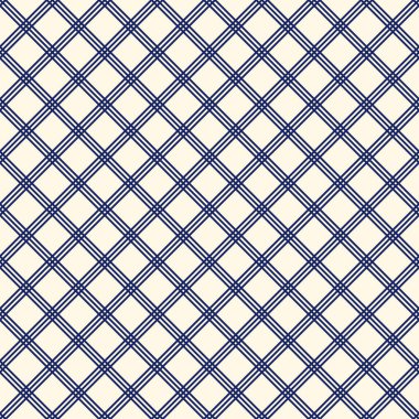 Geometrik süsleme ile Seamless modeli. Çapraz çizgiler ızgara arka plan. Kesişen çizgiler duvar kağıdı. İnce çizgi kılavuz.