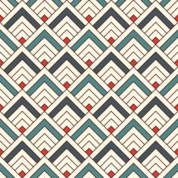 Wiederholte Chevrons Tapete. Asiatische traditionelle Verzierung mit Jakobsmuscheln. modernes digitales Papier im japanischen Stil mit Waagen — Stockvektor