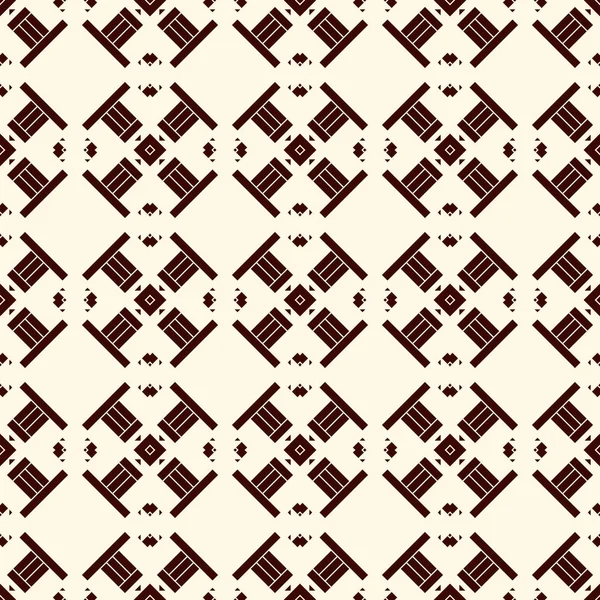 Etnische stijl naadloze patroon met geometrische figuren. Inheemse Amerikanen sier abstracte achtergrond. Tribal motief. — Stockvector