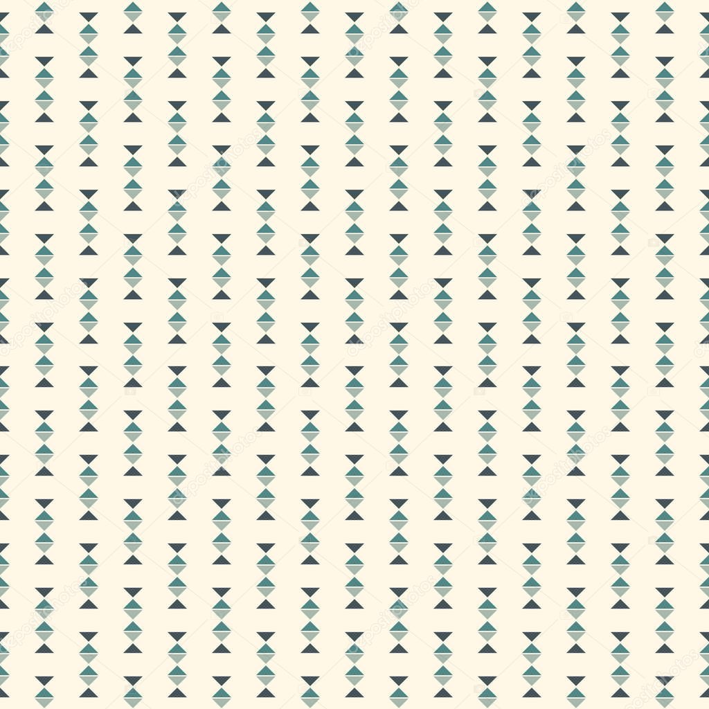 Minimalist abstract background Simple modern print with repeated triangles. Ethnic and tribal geometric seamless pattern