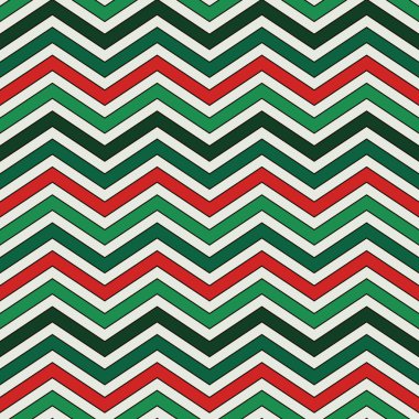 Chevron diyagonal çizgili arka plan. Dikişsiz desen Noel geleneksel renkler. Zikzak yatay çizgiler duvar kağıdı