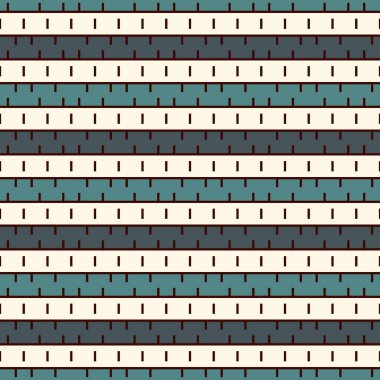 Konturlarla dikişsiz yüzey deseni. Kırık yatay çizgiler. Tire motifi. Yumurtadan duvar kağıdı.