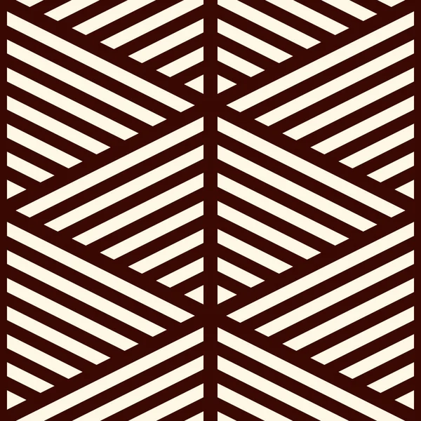Líneas diagonales marrones sobre fondo blanco. Patrón sin costuras con trazos inclinados. Motivo del accidente cerebrovascular. Arte vectorial — Vector de stock
