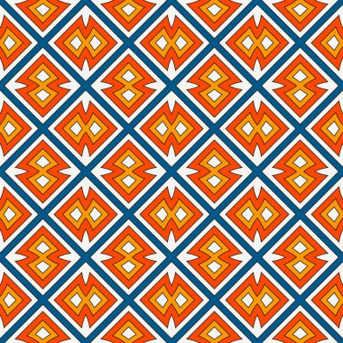 Etnik tarzı seamless modeli. Yerli Amerikalılar arka plan soyut. Kabile motif. Boho chic dijital kağıt